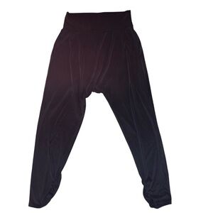 EUC Free People Movement High Rise Echo Harem Pants Lightweight Black Large